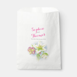 Bohrlöcher Aquarelltaschen Gastgeschenk Hochzeit B Geschenktütchen