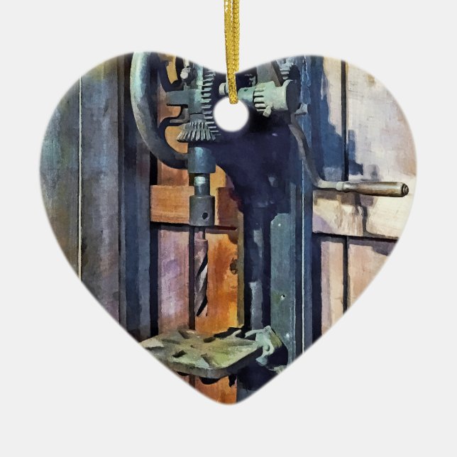 Bohrpresse im Shop Keramik Ornament (Vorne)