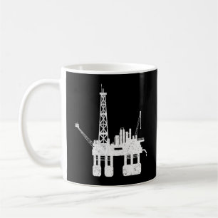 Bohrturm für Ozeane Kaffeetasse