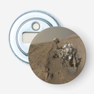 Bohrung Mars Curiosity Rote Marskulisse Flaschenöffner