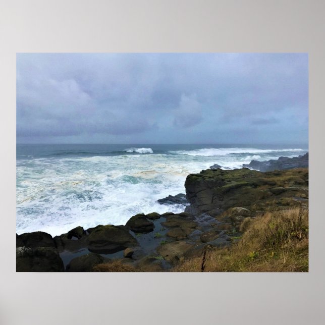 Boiler Bay Staat Wayside, Depoe Bay, Oregon Poster (Vorne)