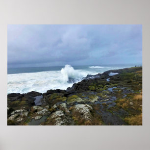 Boiler Bay State Wayside, Depoe Bay, Oregon Poster