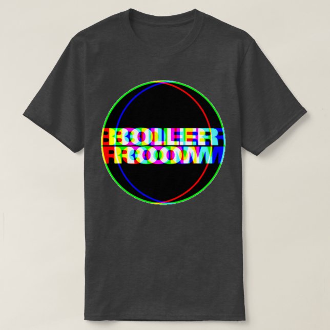 Boiler Room Color Glitch I  T-Shirt (Design vorne)