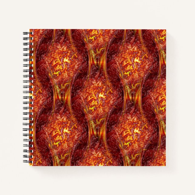 Boiling Lava.... Notizbuch (Vorderseite)