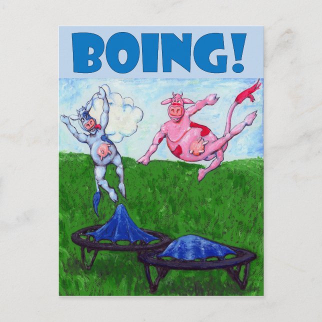 Boing! Postkarte (Vorderseite)
