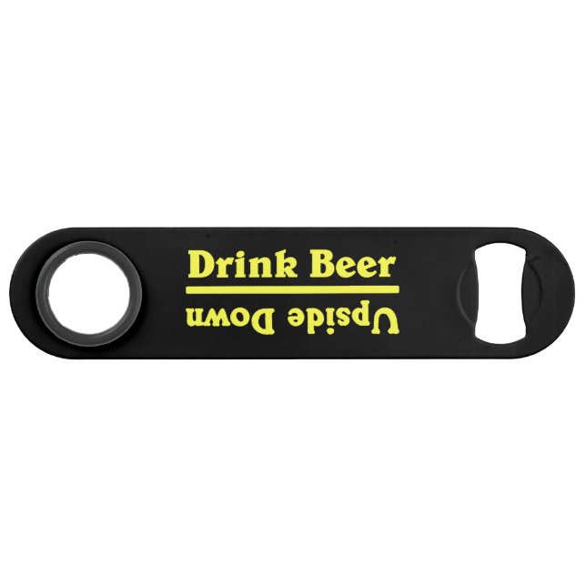 Boire de la bière à l'envers (Devant (Horizontal))