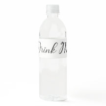 Boire moi Étiquette bouteille d'eau - Alice au pay
