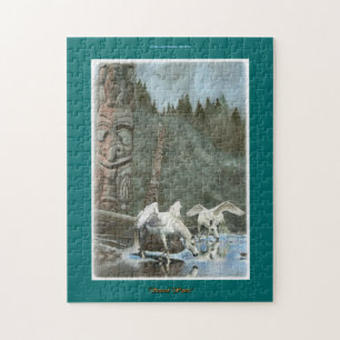 Boire Pegasi & Totem Poles Imaginaire Art Puzzle
