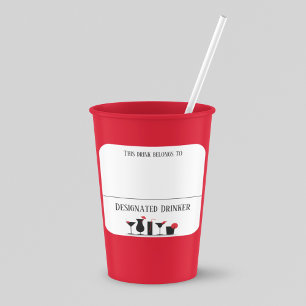 Boire Sticker Marker Nom Cocktail Étiquette Party