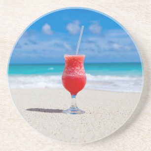 Boire Sur Le dessous de verre De Plage