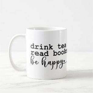 Boire Thé Lire Livres - Réserver Amateurs Café Mug