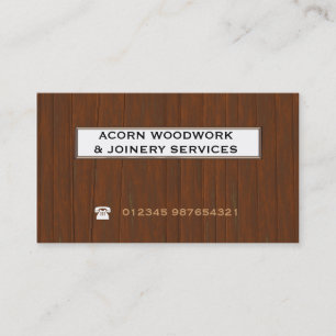 Bois 3, cartes de visite en bois d'effet