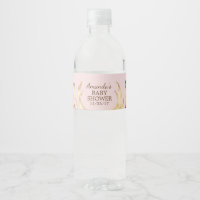 Bois Animaux Baby shower Bouteille d'eau Étiquette