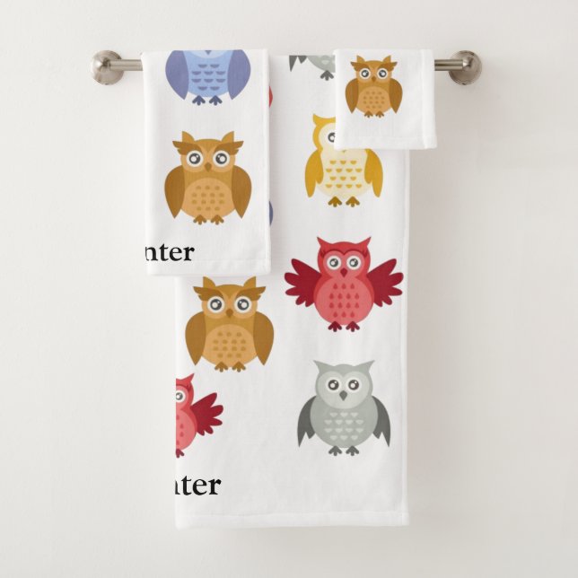 Bois Animaux Votre Nom Moderne (En situation)