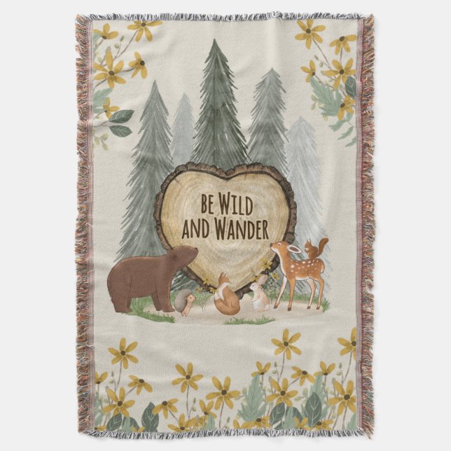 Bois, couverture bébé, Nourriture, cadeau Baby sho (devant Vertical)