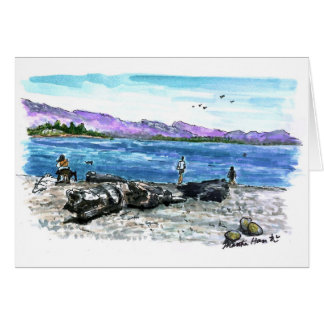 Bois de flottage et océan