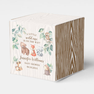 Bois de forêt bébé garçon douche bonbons ballotins