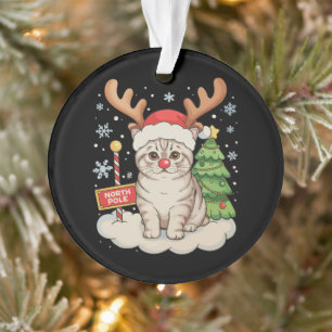 Bois de Renne de Chat Sapin de Noël Xmas Vacances