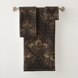 Bois et or orientaux persans de motif
