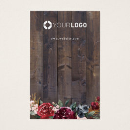 Bois fleuri bourguignon logo personnalisé écran d'