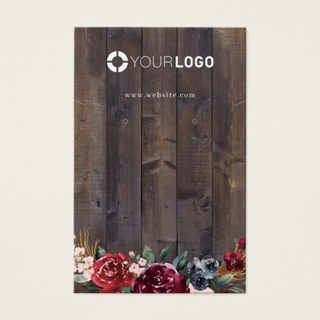 Bois fleuri bourguignon logo personnalisé écran d' (Devant)