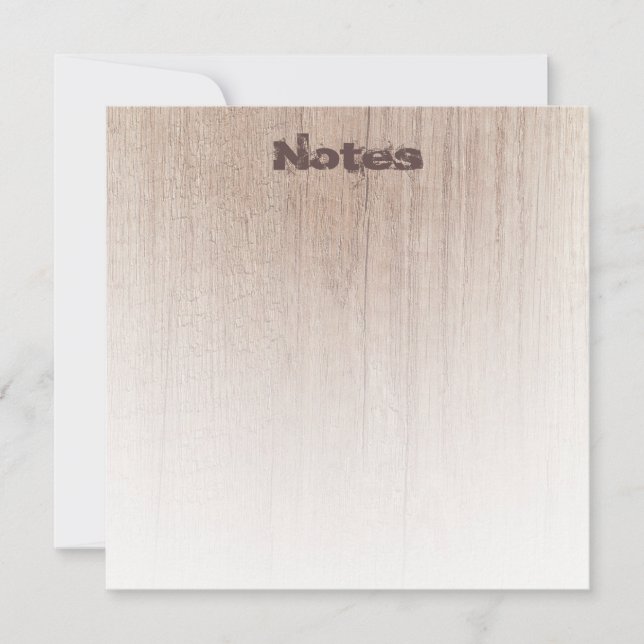 Bois look élégant Modèle moderne texte désordonné (Devant)