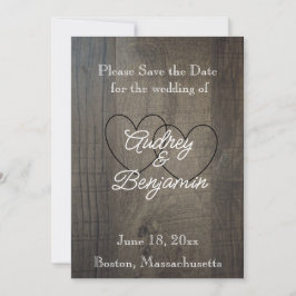 Bois-Look Enregistrer les cartes de dates