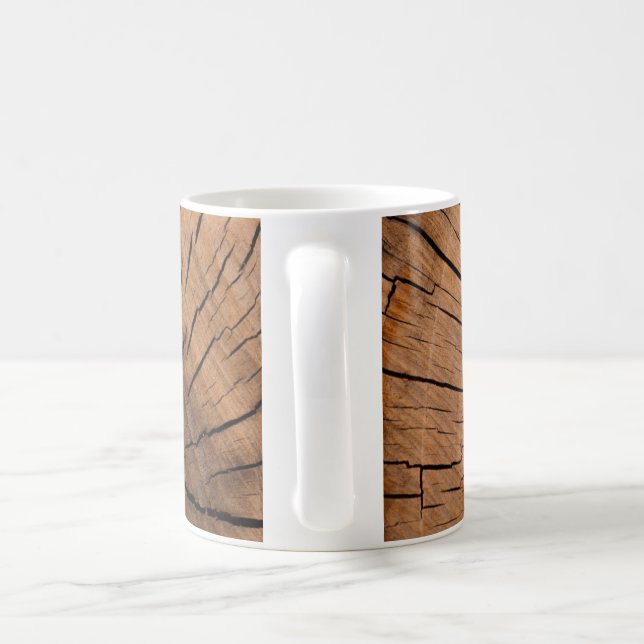 Bois obtenu ? Tasse de café de travailleur du bois (Poignée)