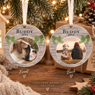 Bois Rustique Chien Animal De Compagnie 2 Photos N