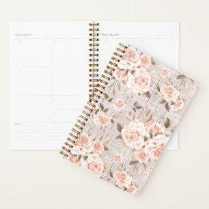 Bois rustique et Roses Vintages Chic de shabby rom