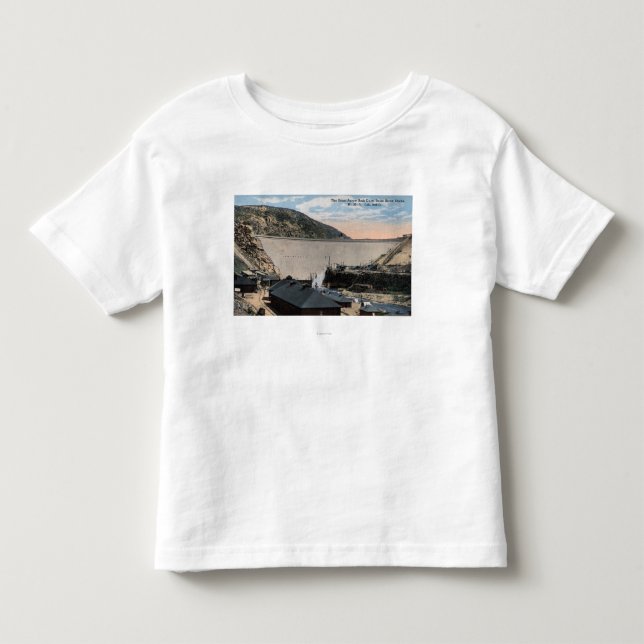 Boise-Fluss und große Pfeil-Felsen-Verdammung Kleinkind T-shirt (Vorderseite)