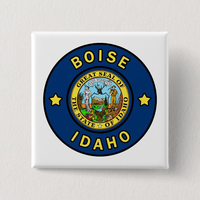 Boise Idaho Button (Vorderseite)