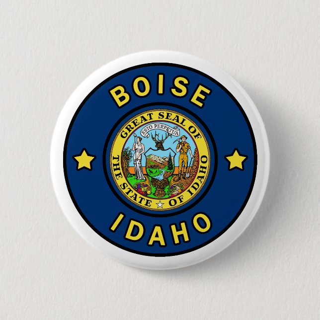 Boise Idaho Button (Vorderseite)