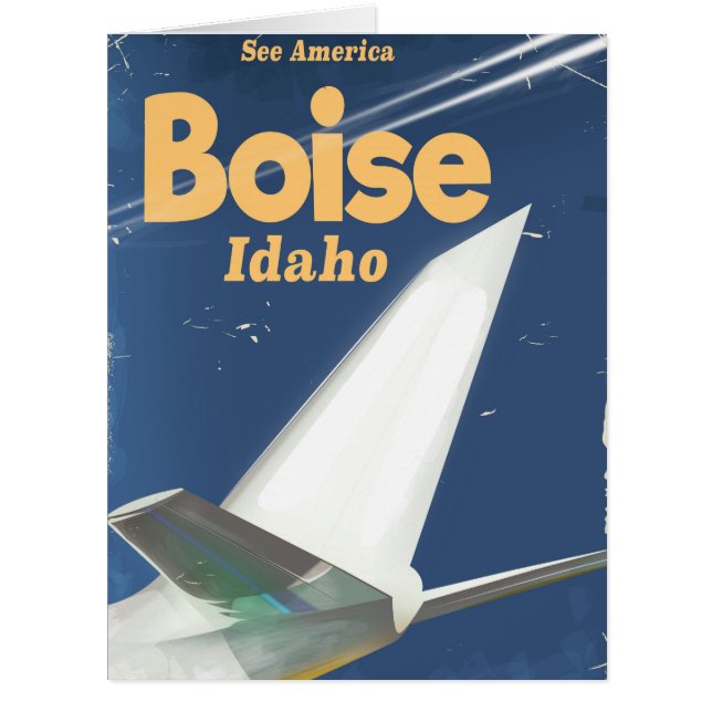 Boise Idaho Flugplakat (Vorderseite)