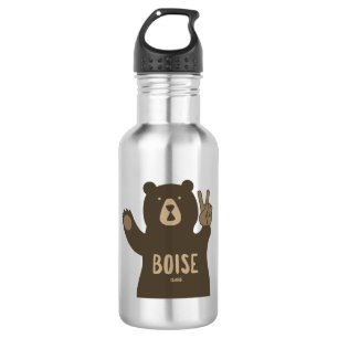 Boise Idaho Friedensbär Edelstahlflasche