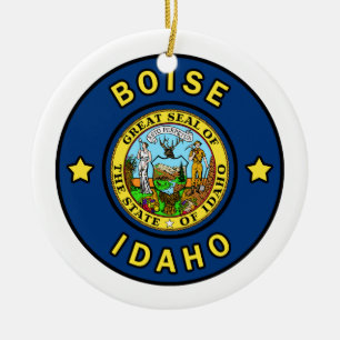 Boise Idaho Keramik Ornament