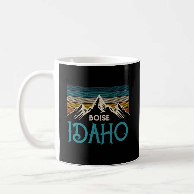 Boise Idaho Mountains Kaffeetasse (Links)