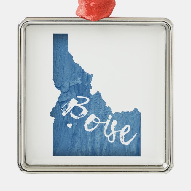 Boise, Idaho Ornament Aus Metall (Vorne)
