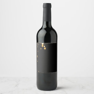 Boisson Black and Gold sur mesure étiquettes