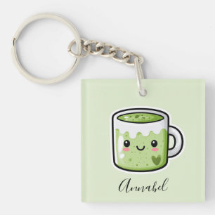 Boisson Matcha personnalisée et gâteau