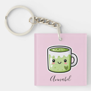 Boisson Matcha personnalisée et gâteau