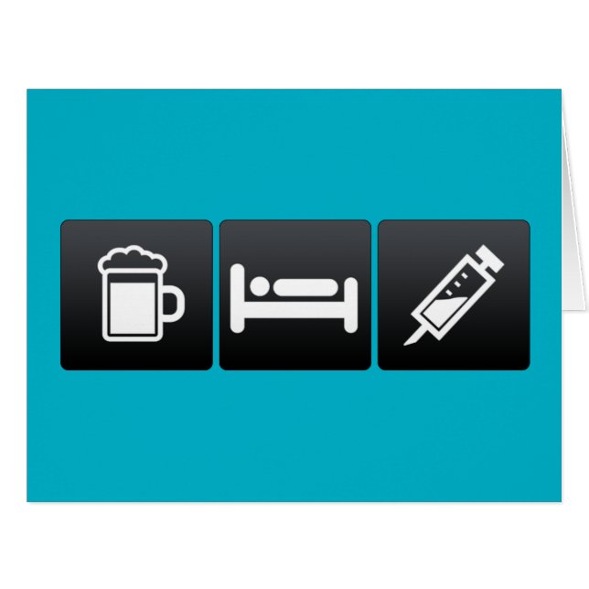 Boisson, sommeil et anesthésie (Devant horizontal)