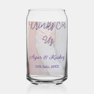 Boissons offertes bar ouvert photo de mariage coup