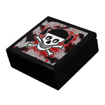 Boîte à bijoux Vamp Goth Skull