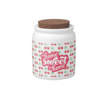Accueil Sweet Home Rouge Cerise Motif