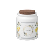 Cottagecore rose rétro customisé Candy Jar