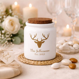 Boîte À Bonbons Décoration rustique de cerf de campagne