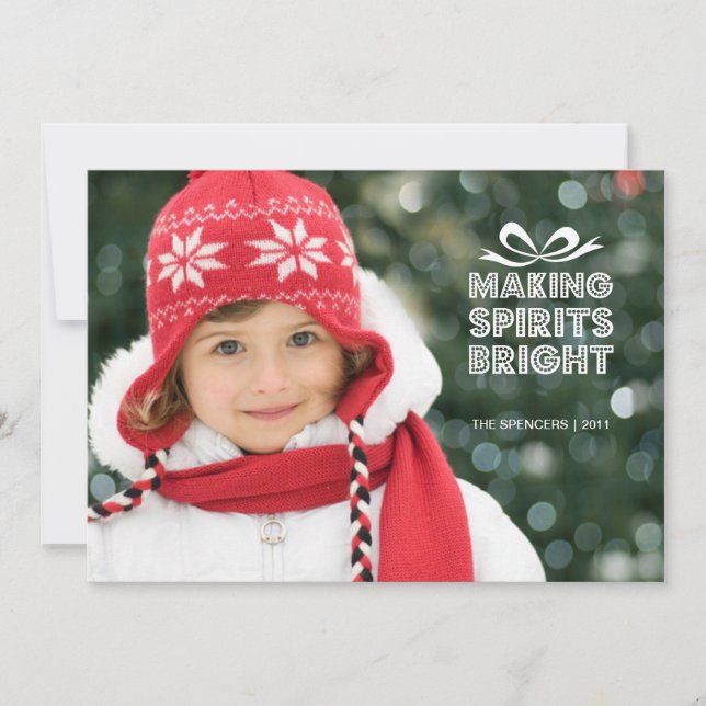 Boîte à cadeaux Carte de Noël (Devant)