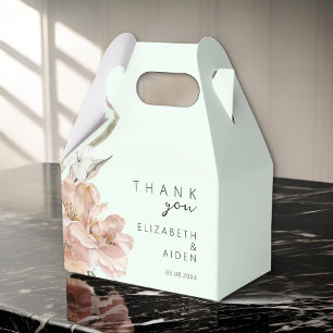 Boite à Mariage floral Geschenkschachtel