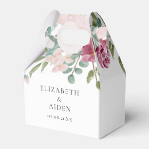 Boite à Mariage floral Geschenkschachtel